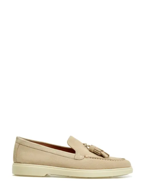 Лоферы кожаные SANTONI