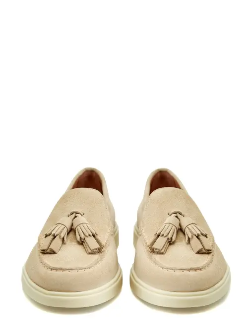 Лоферы кожаные SANTONI