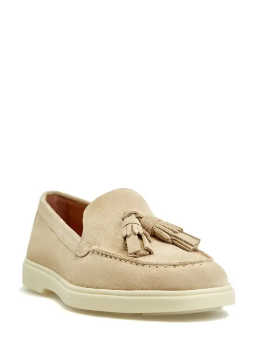 Лоферы замшевые SANTONI