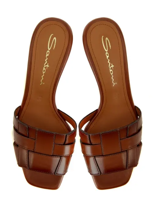 Мюли кожаные SANTONI