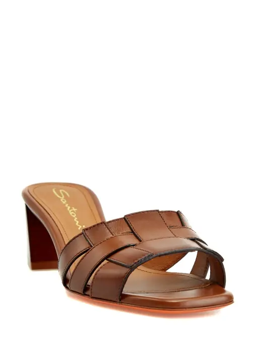 Мюли кожаные SANTONI