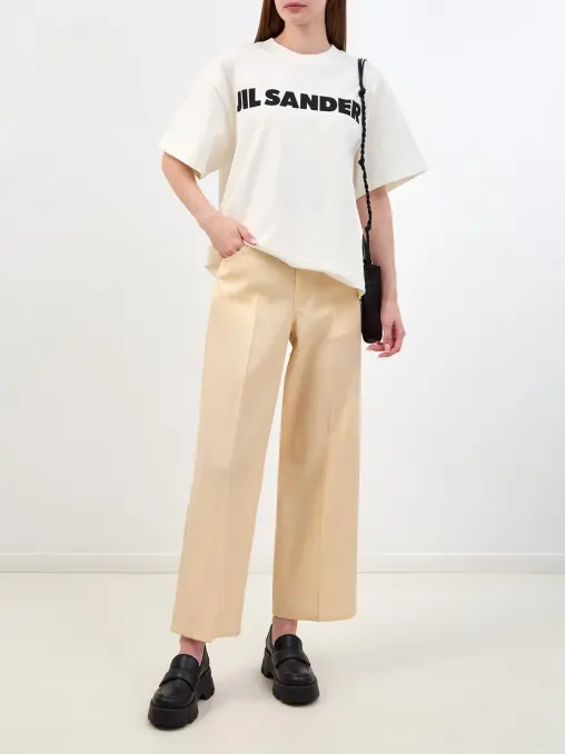 Брюки шерстяные JIL SANDER