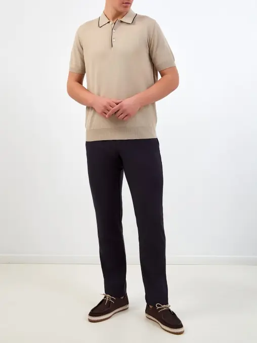 Брюки шерстяные CANALI