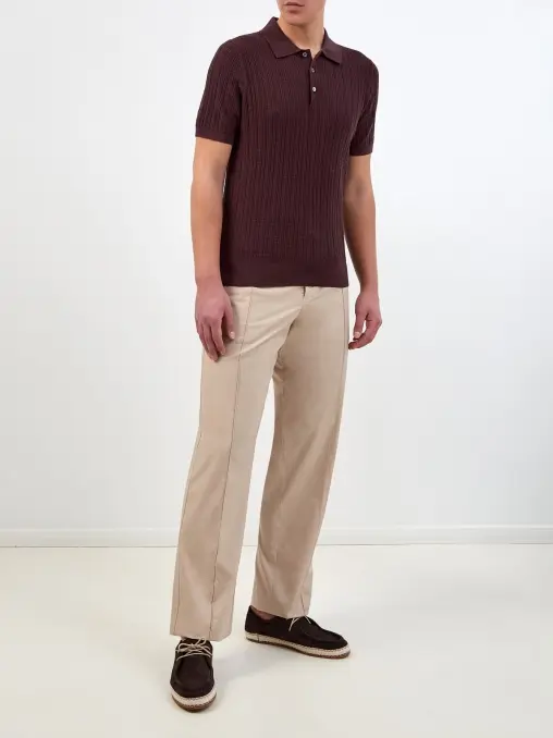 Поло хлопковое CANALI