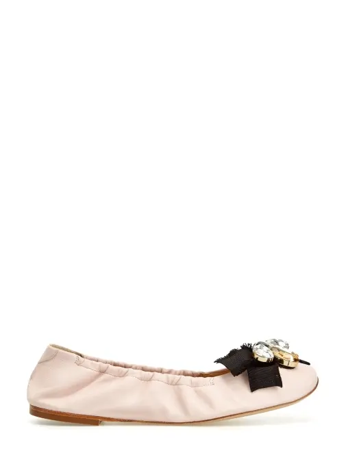 Балетки кожаные CASADEI