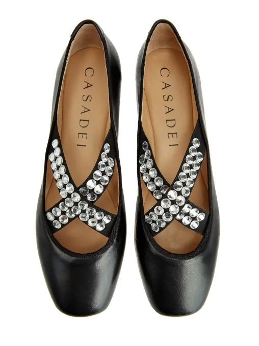Балетки кожаные CASADEI