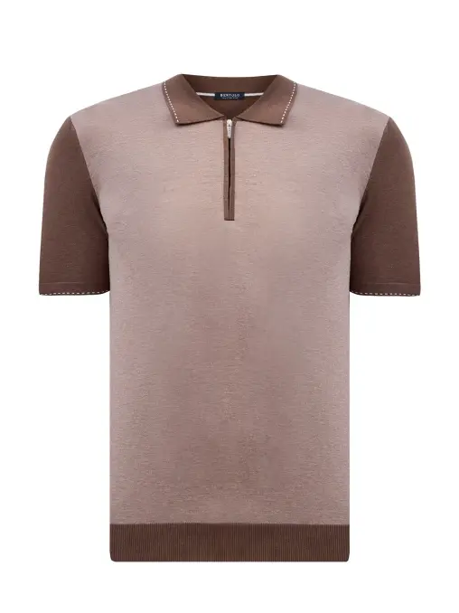 Поло хлопковое BERTOLO LUXURY MENSWEAR