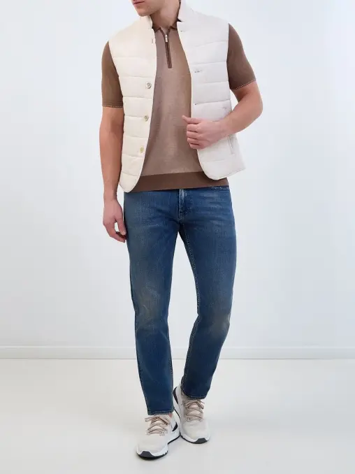 Поло хлопковое BERTOLO LUXURY MENSWEAR