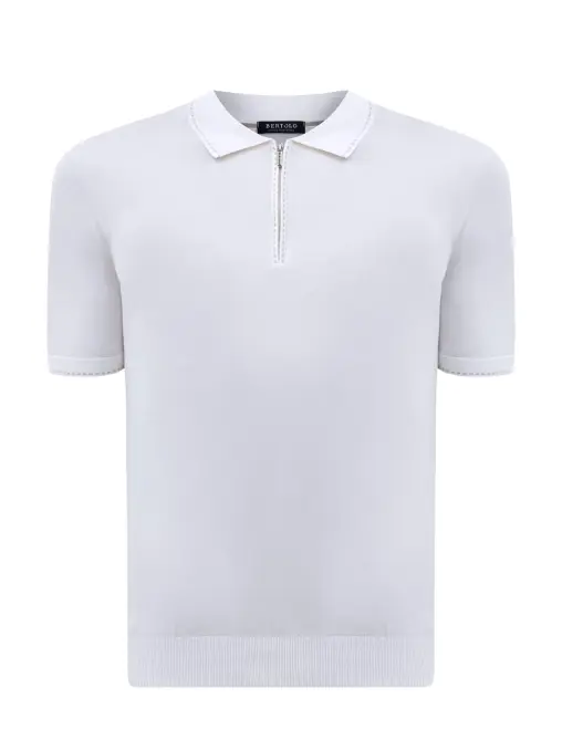 Поло хлопковое BERTOLO LUXURY MENSWEAR