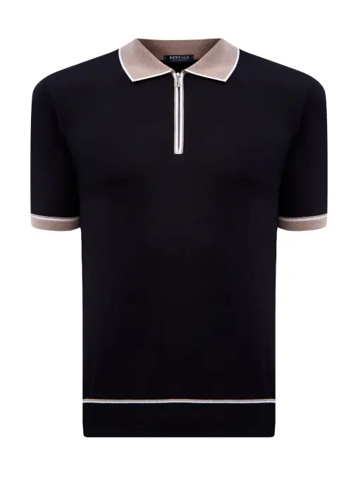 Поло хлопковое BERTOLO LUXURY MENSWEAR