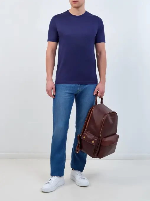 Футболка хлопковая BERTOLO LUXURY MENSWEAR