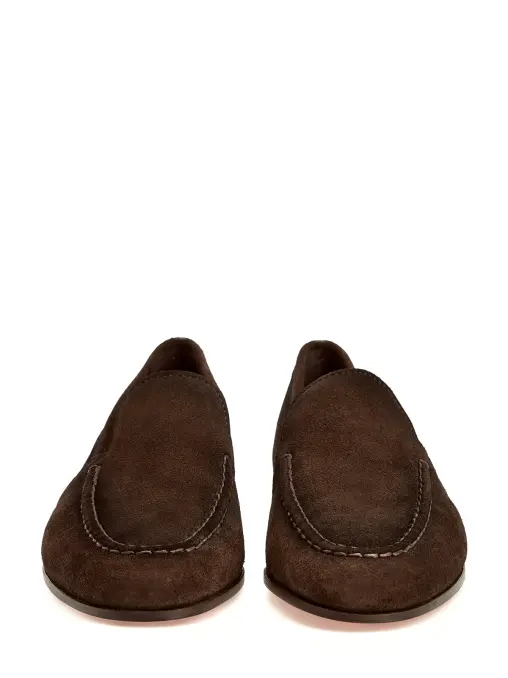 Лоферы замшевые SANTONI