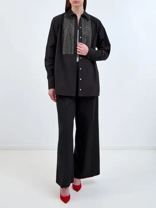 Рубашка хлопковая KARL LAGERFELD