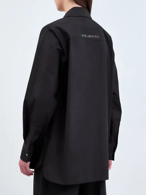 Рубашка хлопковая KARL LAGERFELD