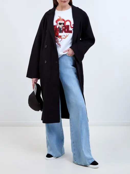Свитшот хлопковый KARL LAGERFELD