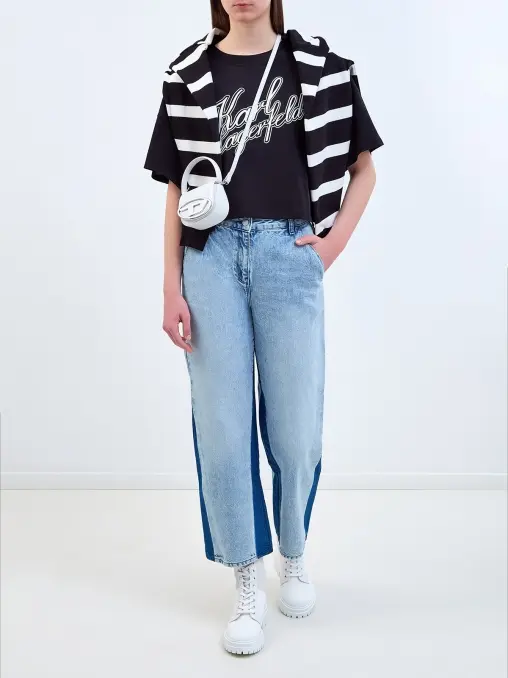 Футболка хлопковая KARL LAGERFELD