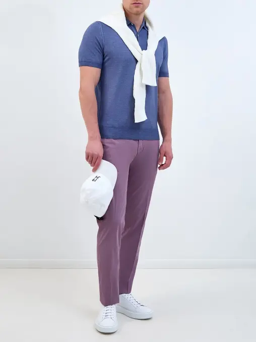 Брюки хлопковые CANALI