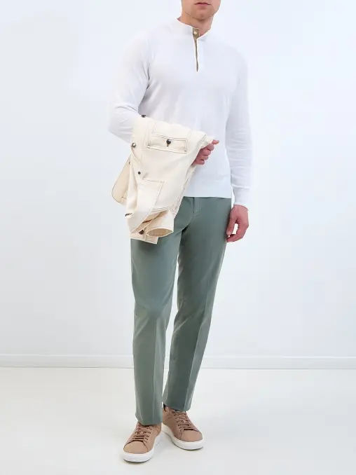 Брюки хлопковые CANALI