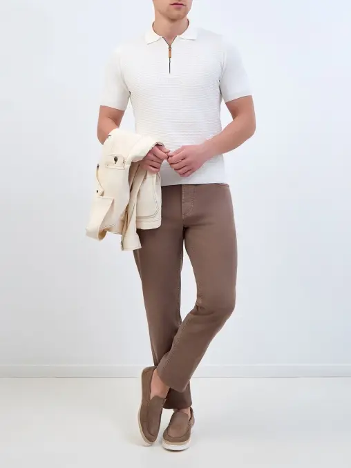 Поло хлопковое CANALI
