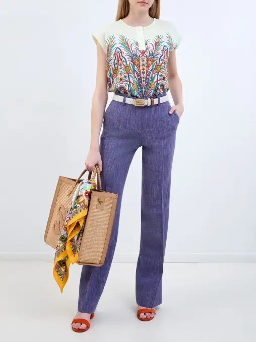 Блуза хлопковая ETRO