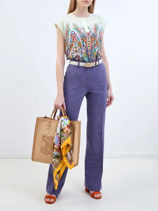 Брюки из вискозы ETRO