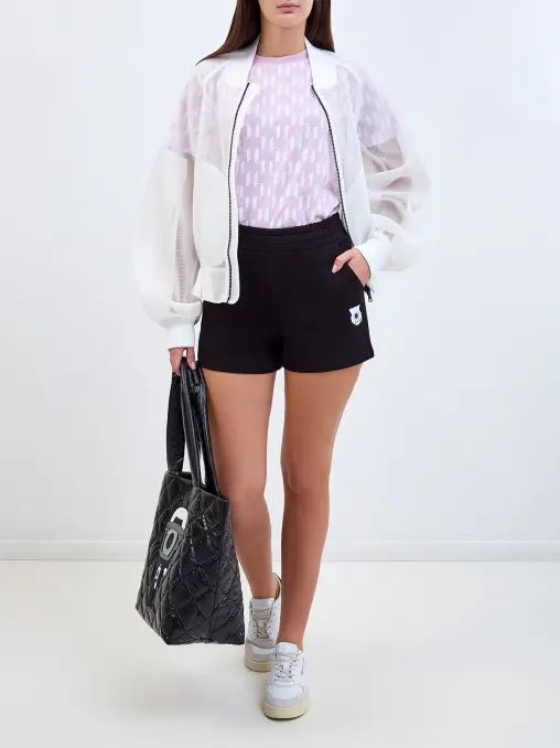 Шорты хлопковые KARL LAGERFELD