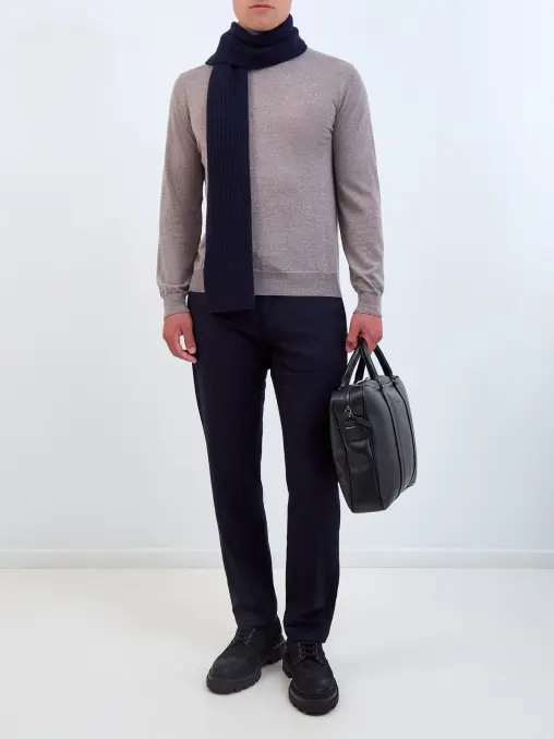Брюки шерстяные CANALI
