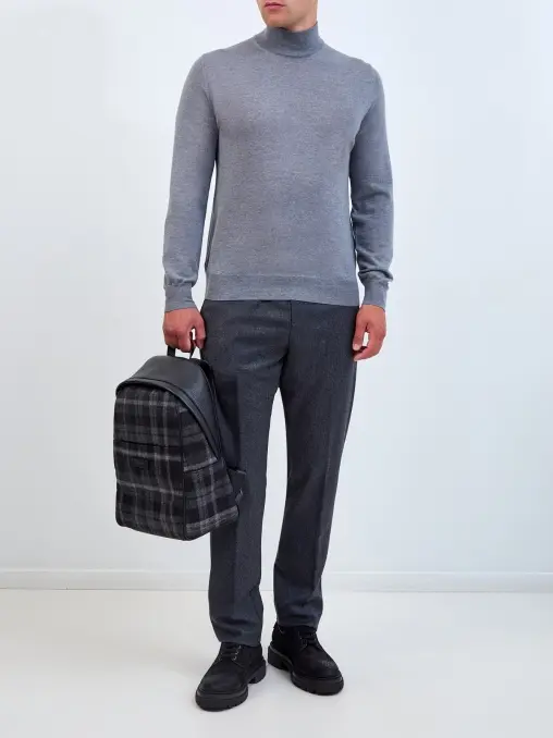 Брюки шерстяные CANALI