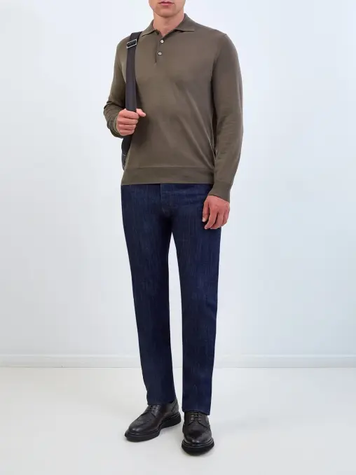 Джинсы хлопковые CANALI
