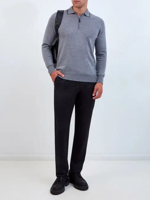 Брюки шерстяные CANALI