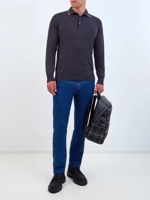 Джинсы хлопковые CANALI