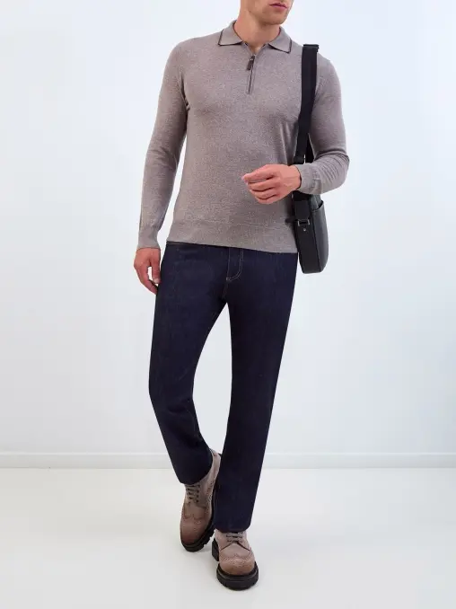 Поло шерстяное CANALI
