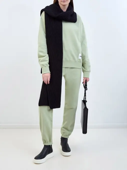 Брюки хлопковые JIL SANDER