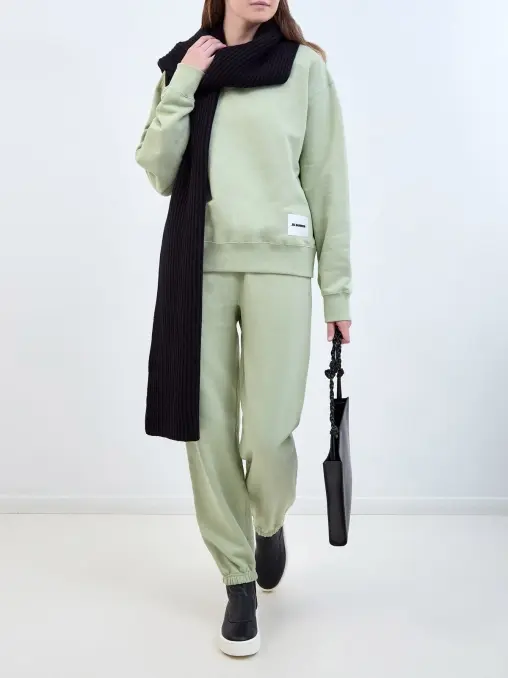 Свитшот хлопковый JIL SANDER