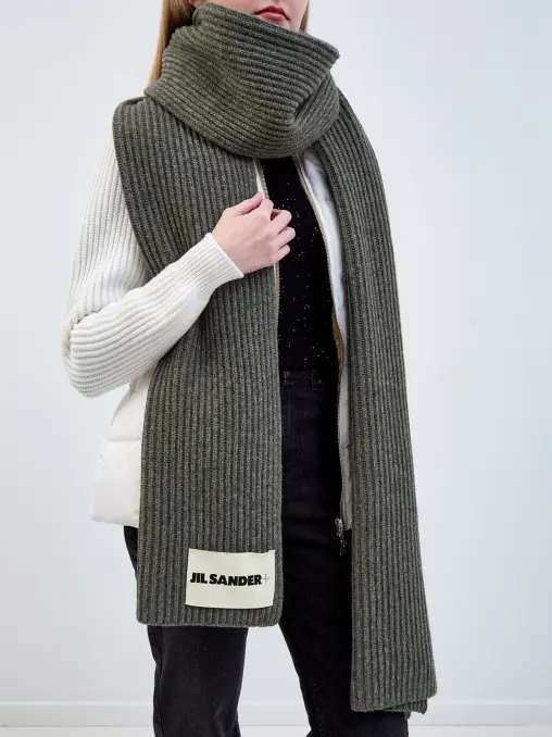 Шарф шерстяной JIL SANDER