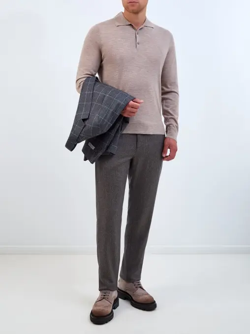 Брюки шерстяные CANALI