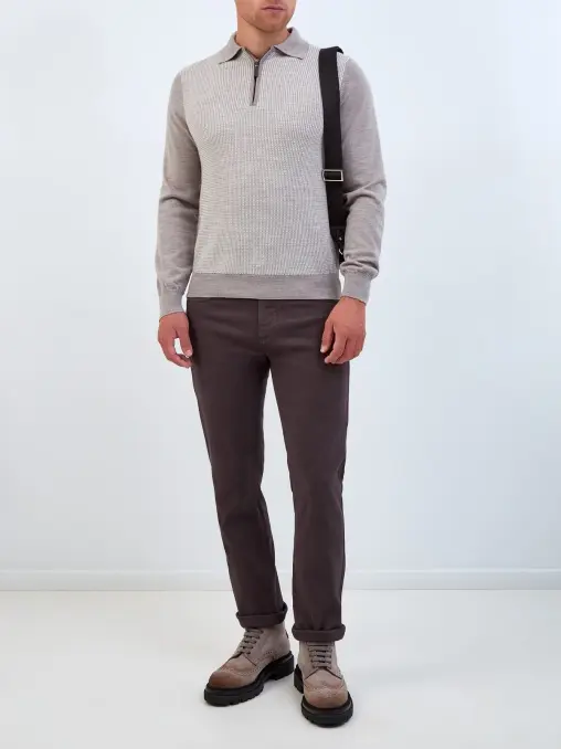 Поло шерстяное CANALI