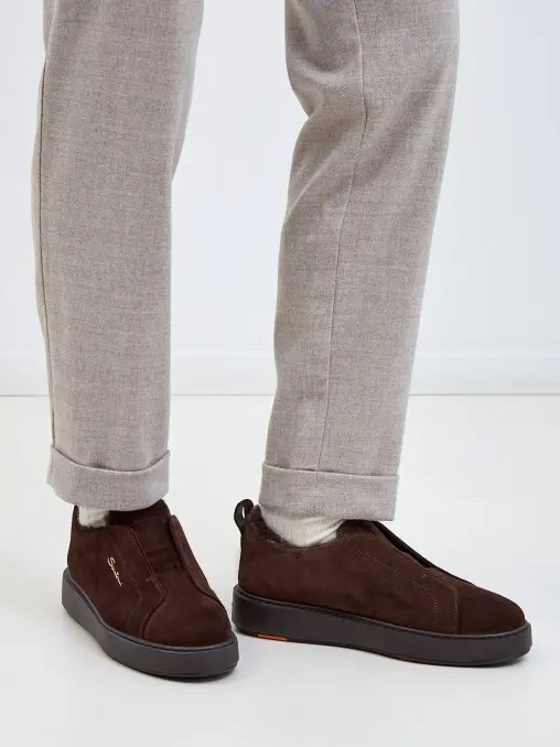 Кеды кожаные SANTONI