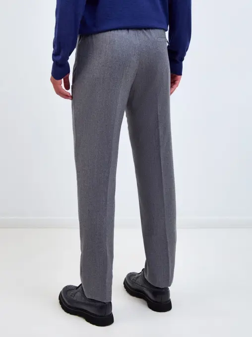 Брюки шерстяные BERTOLO LUXURY MENSWEAR