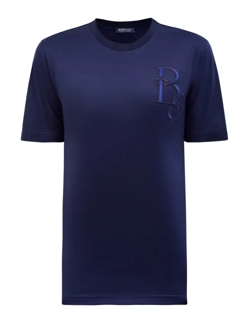Футболка хлопковая BERTOLO LUXURY MENSWEAR