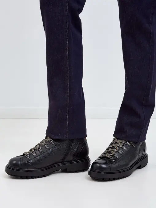 Ботинки кожаные SANTONI