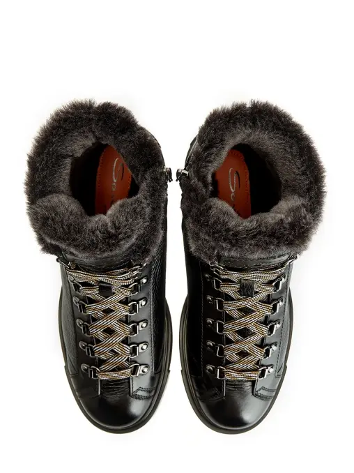 Ботинки кожаные SANTONI