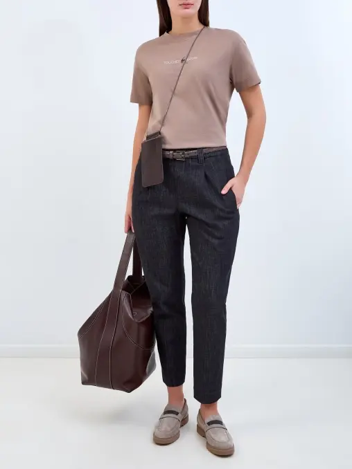 Джинсы хлопковые BRUNELLO CUCINELLI