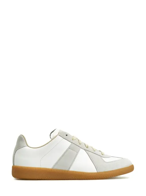Кроссовки кожаные MAISON MARGIELA