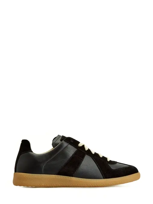 Кроссовки кожаные MAISON MARGIELA