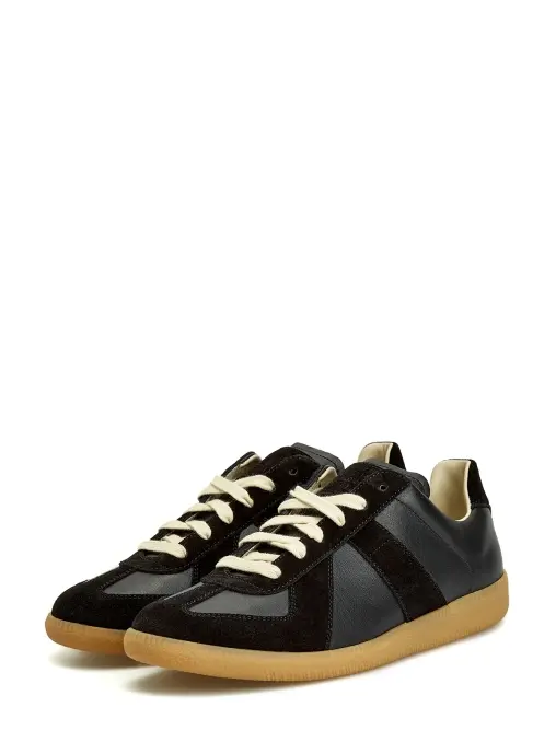 Кроссовки кожаные MAISON MARGIELA