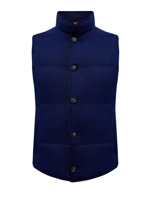 Жилет льняной BRUNELLO CUCINELLI