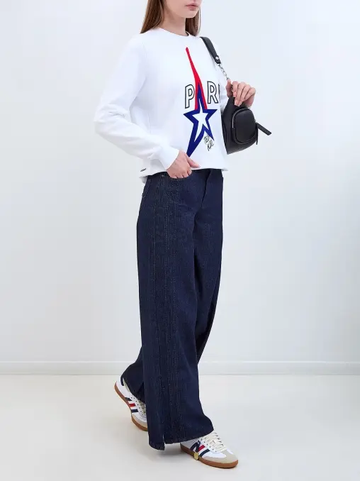 Свитшот хлопковый KARL LAGERFELD