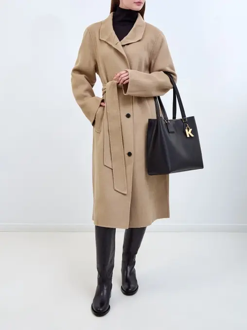 Пальто шерстяное KARL LAGERFELD