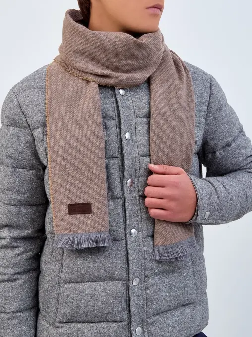 Шарф из шерсти и кашемира CANALI